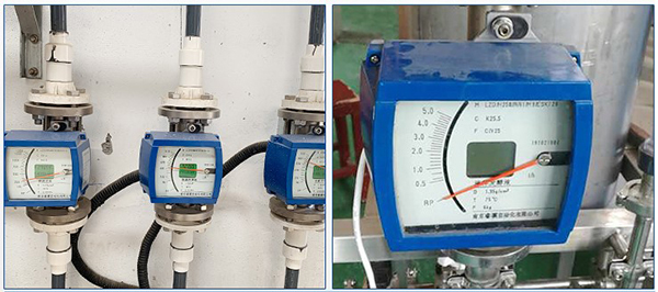 實驗室用轉子流量計現(xiàn)場安裝使用圖