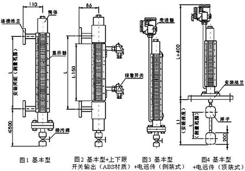 不銹鋼磁浮子液位計(jì)結(jié)構(gòu)特點(diǎn)圖