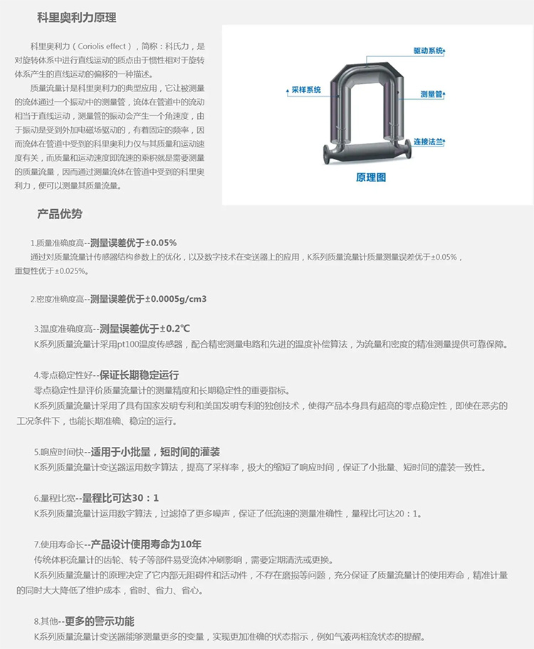 煤油質量流量計工作原理及產品優勢