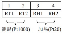 高溫型熱式氣體質量流量計接線端子圖